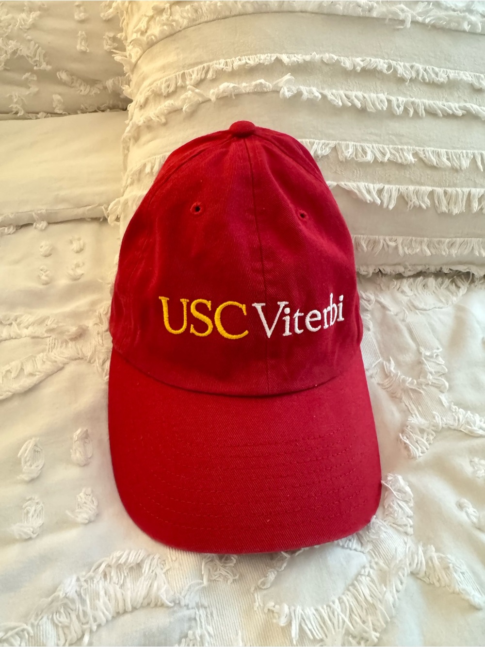 USC (University of Southern California) Viterbi Engineering Red Baseball Cap